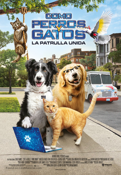 Cats &amp; Dogs 3: Paws Unite - Spanish Movie Poster