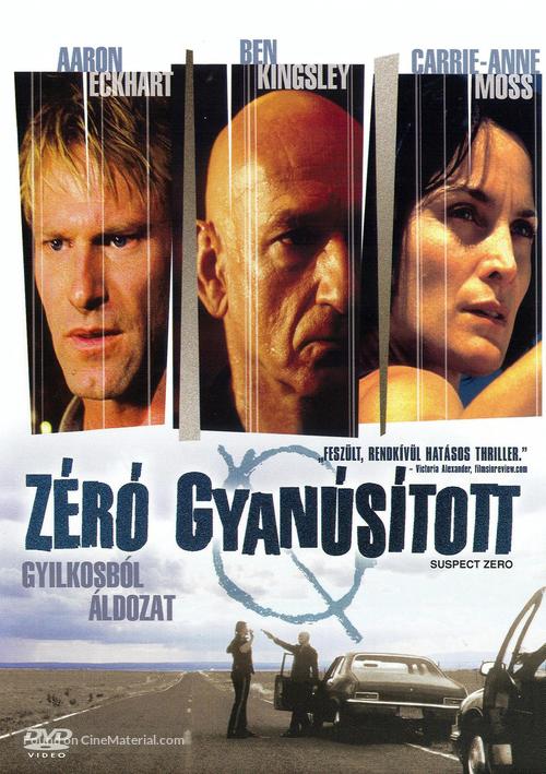 Suspect Zero - Hungarian Movie Cover