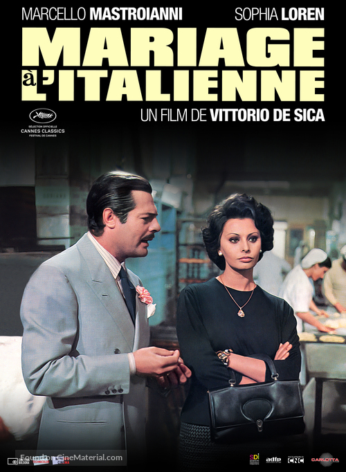 Matrimonio all&#039;italiana - French Re-release movie poster