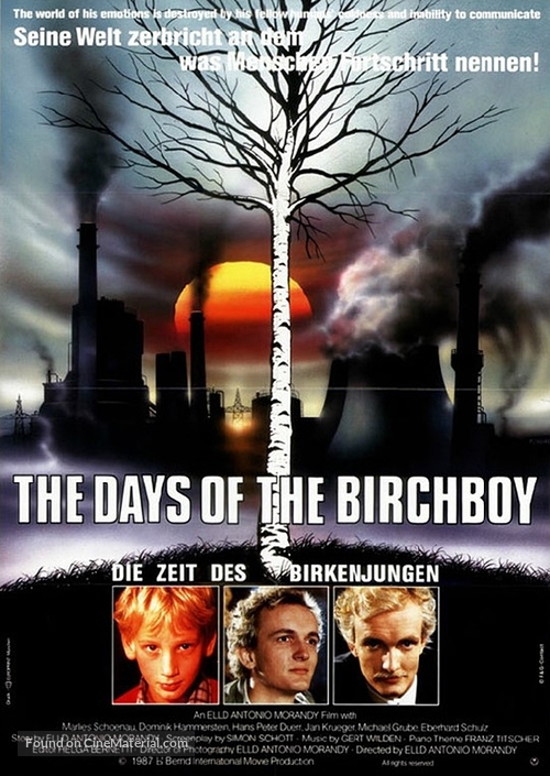 Die Zeit des Birkenjungen - German Movie Poster