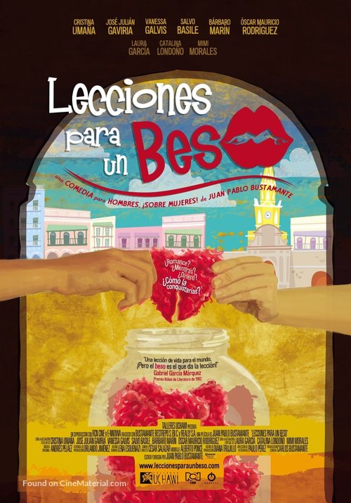 Lecciones para un Beso - Colombian Movie Poster