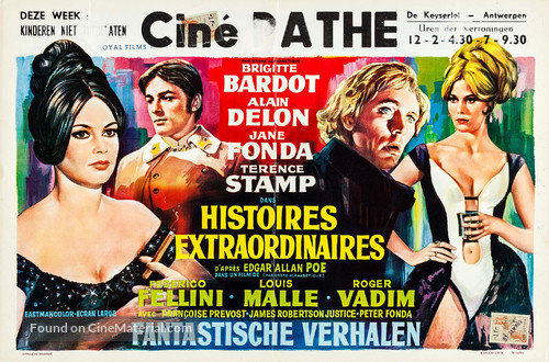 Histoires extraordinaires - Belgian Movie Poster