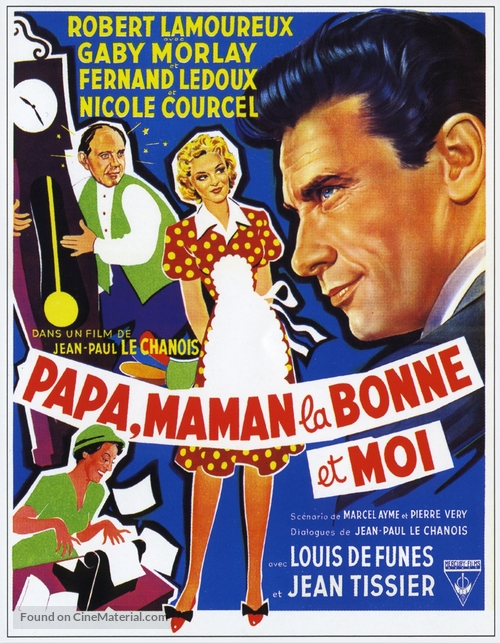 Papa, maman, la bonne et moi... - French Movie Poster