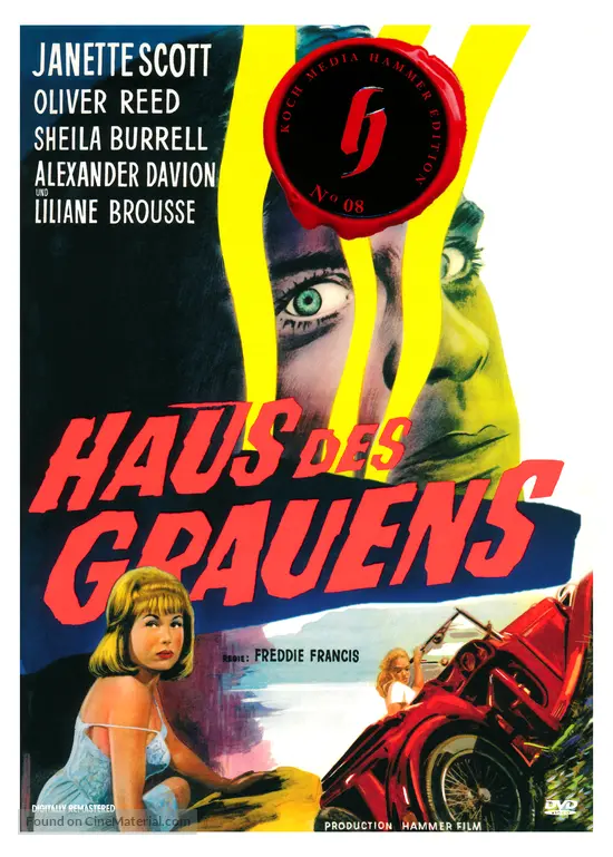 Paranoiac 1963 German Dvd Movie Cover Paranoiac 1963 German Dvd Movie Cover