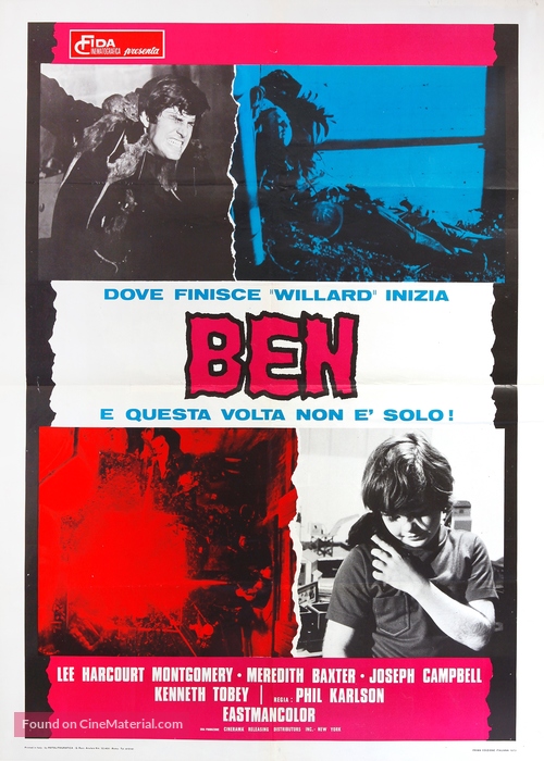 Ben - Italian Movie Poster