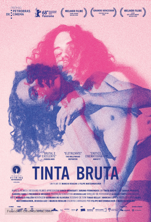 Tinta Bruta - Brazilian Movie Poster