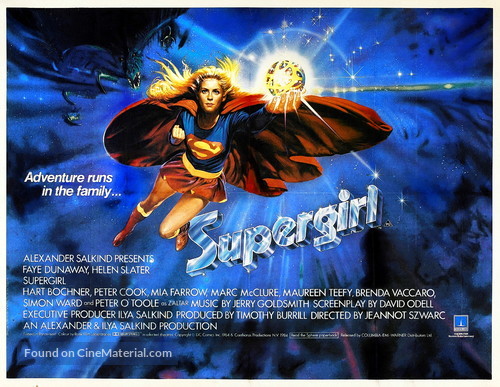 Supergirl - British Movie Poster