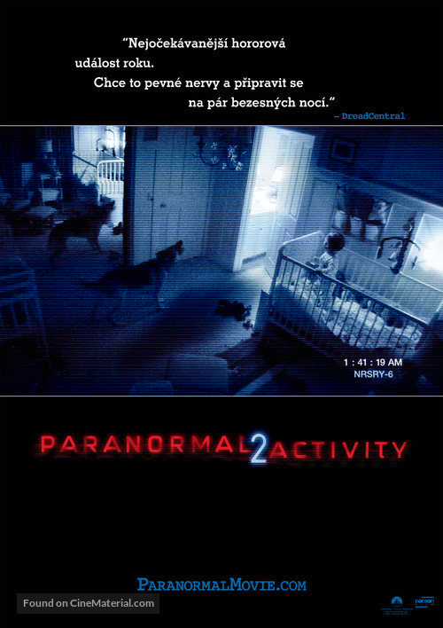 Paranormal Activity 2 - Czech Movie Poster