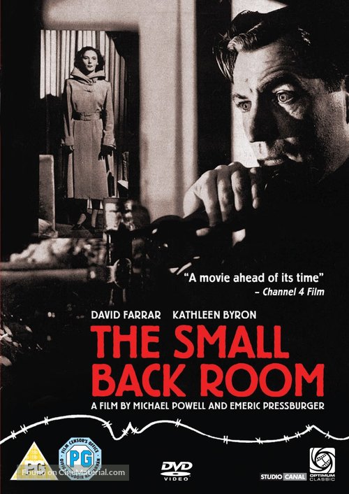 The Small Back Room - British DVD movie cover