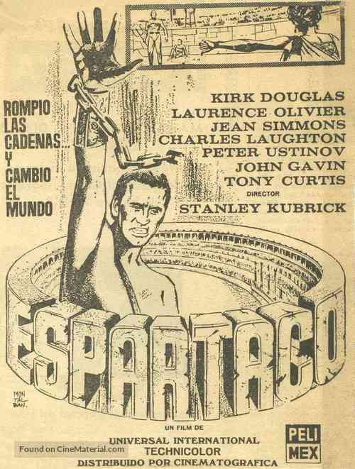 Spartacus - Spanish Movie Poster