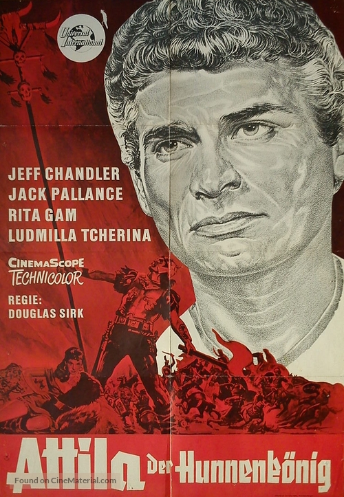 Sign of the Pagan - German Movie Poster