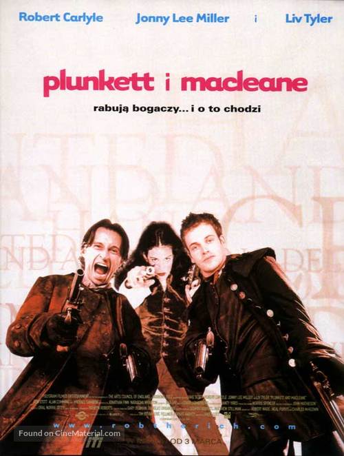 Plunkett &amp; Macleane - Polish poster
