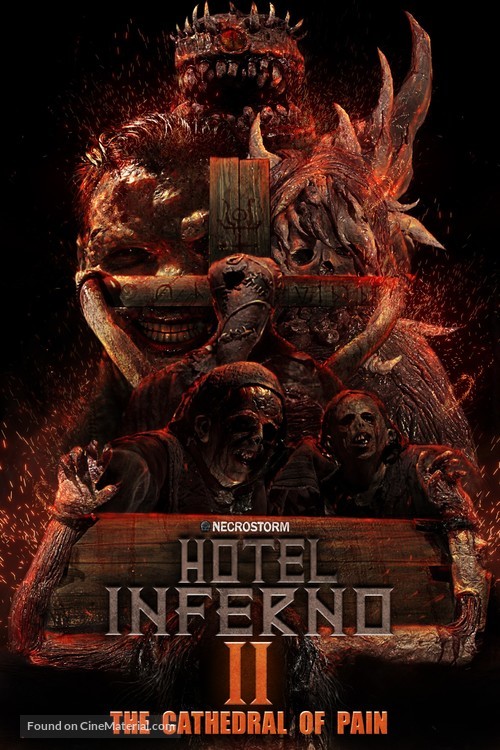 Hotel Inferno 2: The Cathedral of Pain - Italian Movie Poster