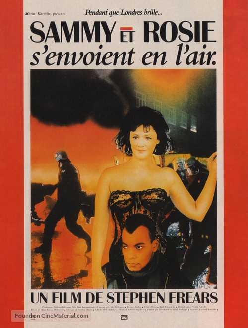 Sammy and Rosie Get Laid - French Movie Poster