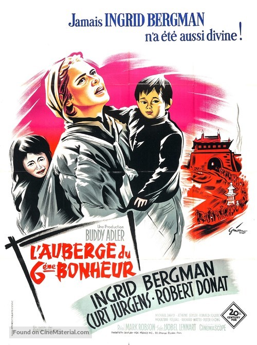 The Inn of the Sixth Happiness - French Movie Poster