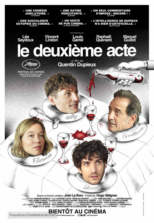 Le deuxi&egrave;me acte - Canadian Movie Poster