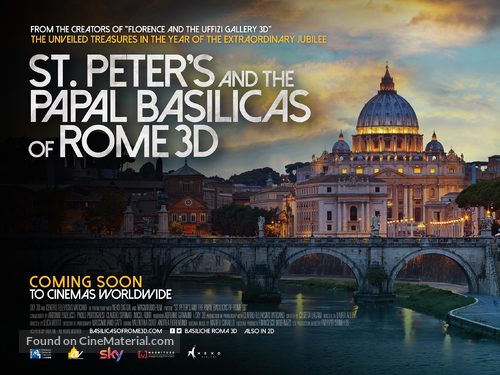 San Pietro e le Basiliche Papali di Roma 3D - British Movie Poster