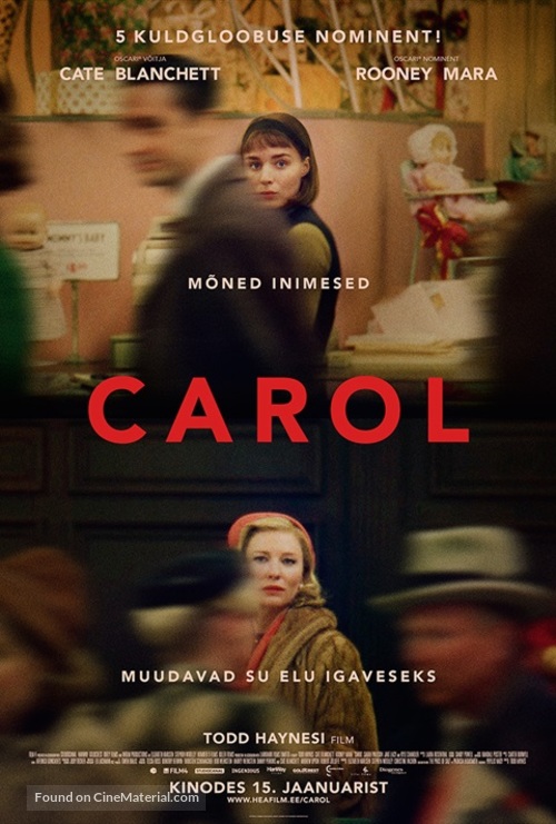 Carol - Estonian Movie Poster