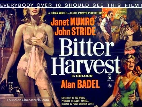 Bitter Harvest - British Movie Poster