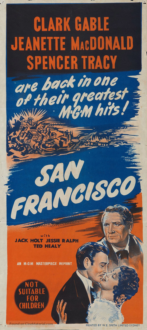 San Francisco - Australian Movie Poster