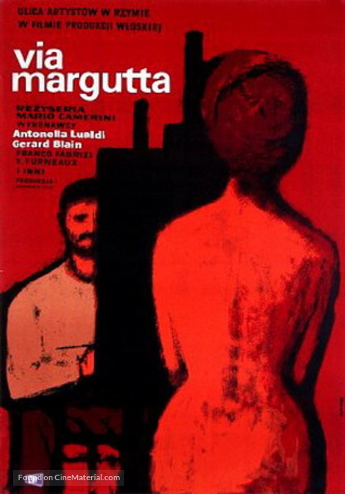 Via Margutta - Polish Movie Poster