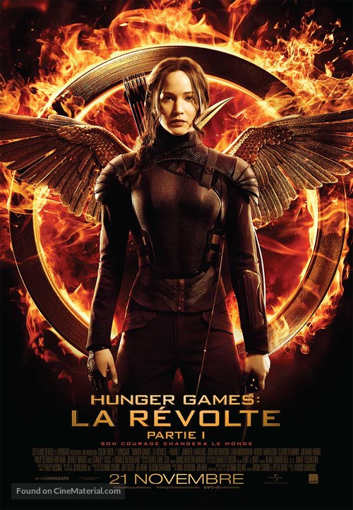 The Hunger Games: Mockingjay - Part 1 - Canadian Movie Poster