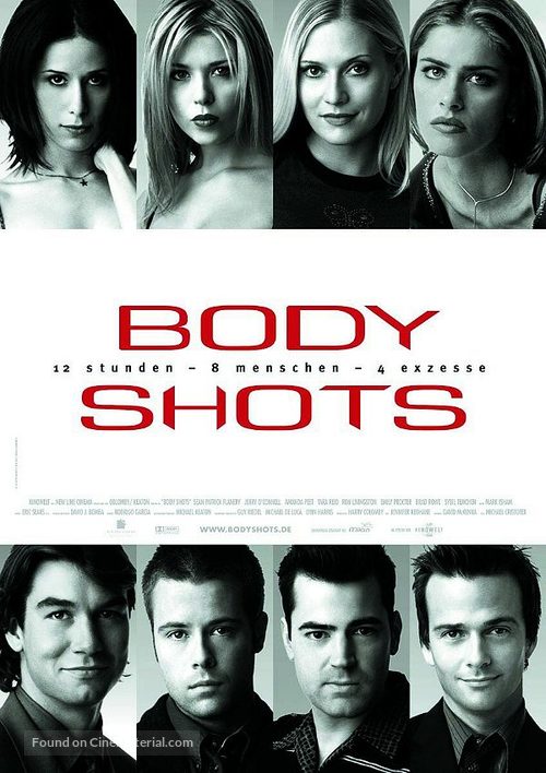 Body Shots - German poster
