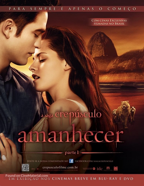 The Twilight Saga: Breaking Dawn - Part 1 - Brazilian Video release movie poster