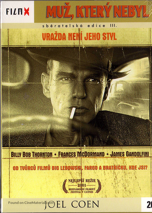 The Man Who Wasn&#039;t There - Czech Movie Cover