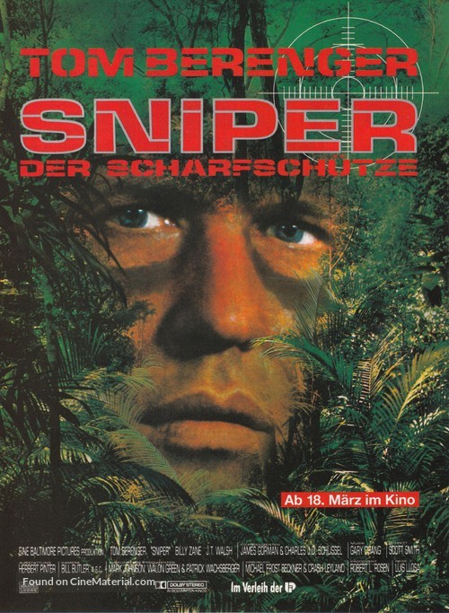 Sniper - German Movie Poster