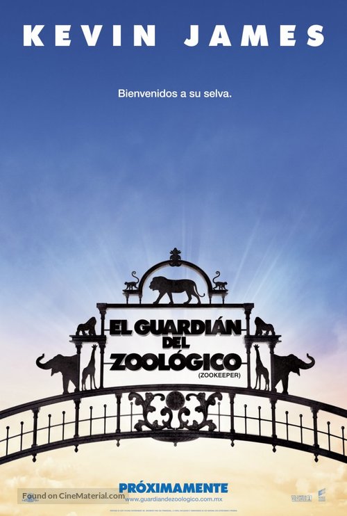 The Zookeeper - Mexican Movie Poster