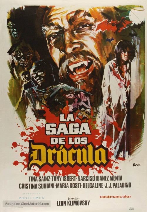 La saga de los Dr&aacute;cula - Spanish Movie Poster