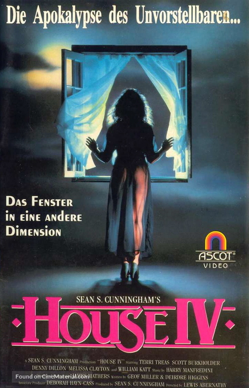 House IV - German VHS movie cover