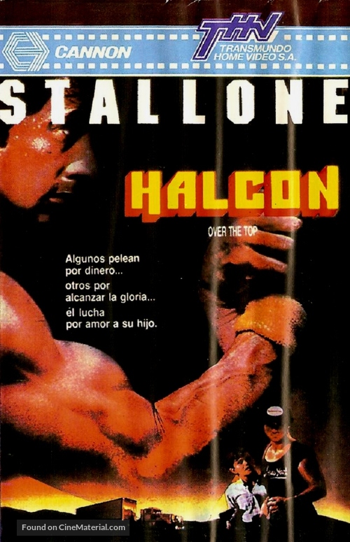 Over The Top - Argentinian VHS movie cover