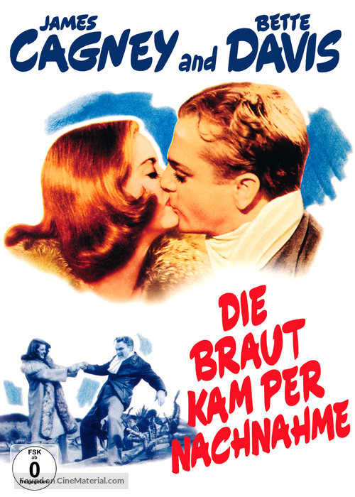 The Bride Came C.O.D. - German DVD movie cover