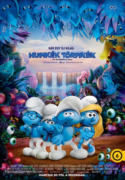 Smurfs: The Lost Village - Hungarian Movie Poster