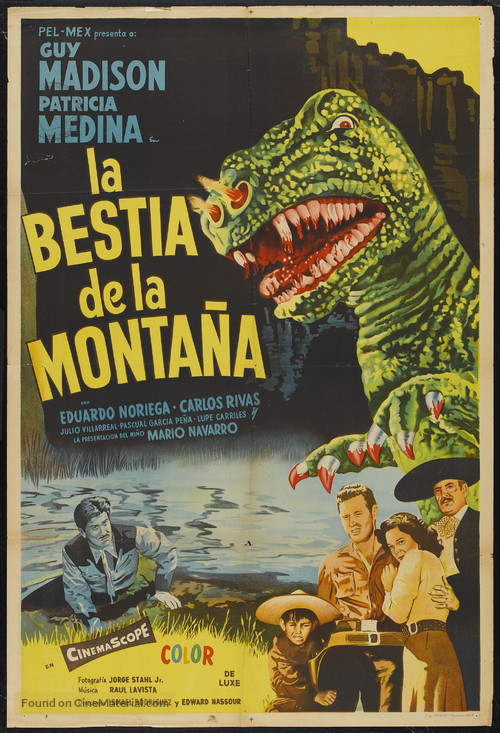 The Beast of Hollow Mountain - Mexican Movie Poster