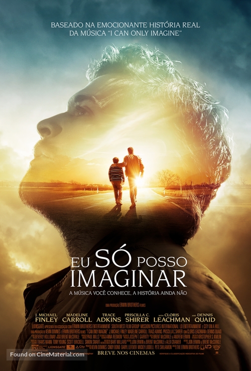 I Can Only Imagine - Brazilian Movie Poster