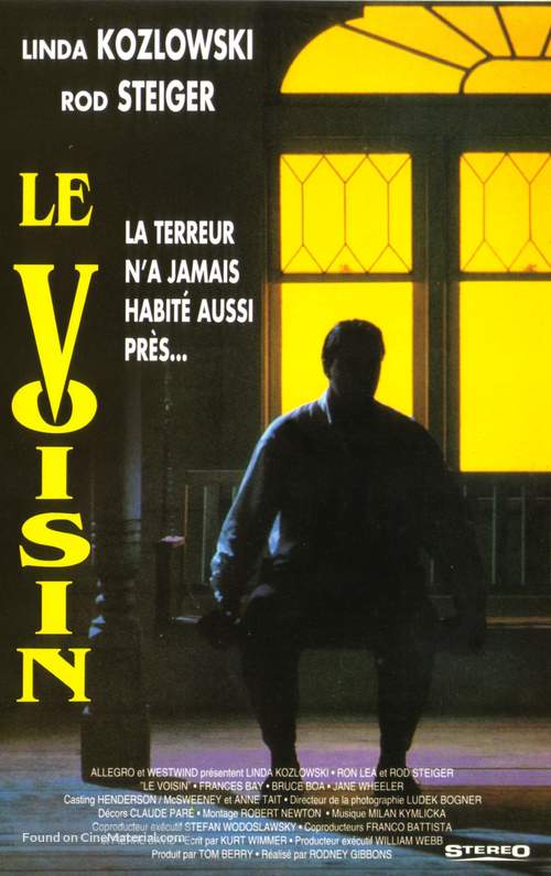 The Neighbor - French VHS movie cover
