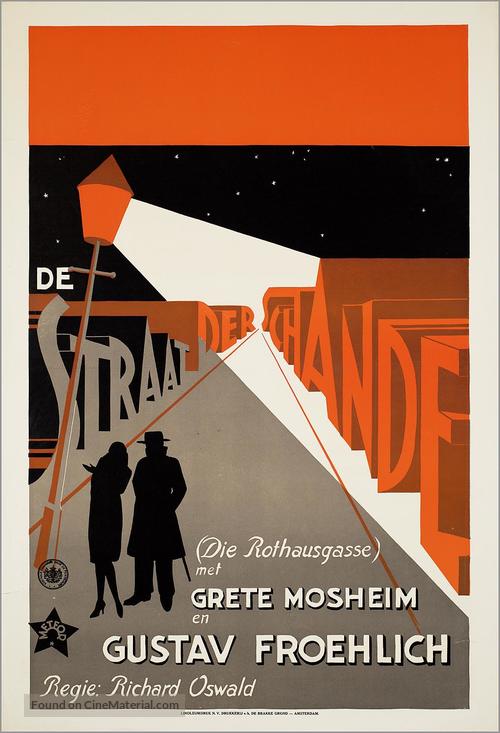 Die Rothausgasse - Dutch Movie Poster