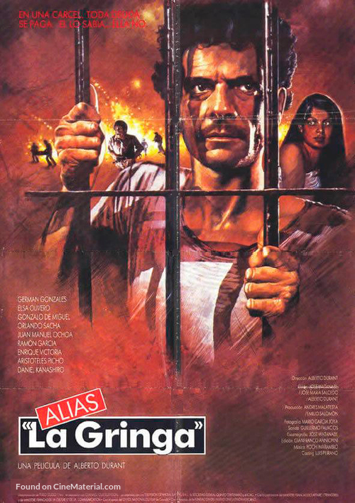 Alias &#039;La Gringa&#039; - Peruvian Movie Poster