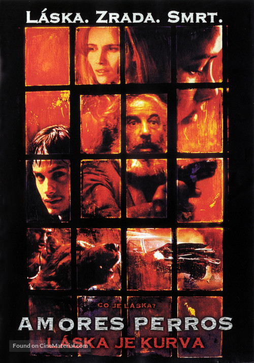 Amores Perros - Czech DVD movie cover