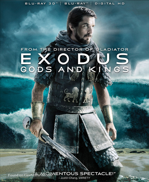Exodus: Gods and Kings - Blu-Ray movie cover