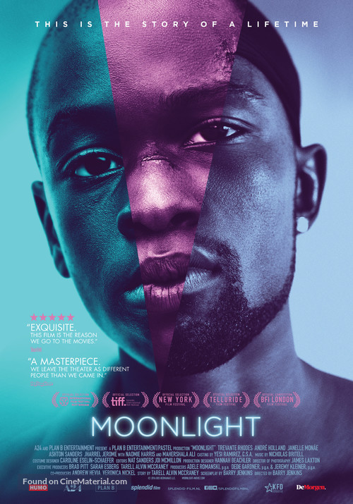 Moonlight - Belgian Movie Poster