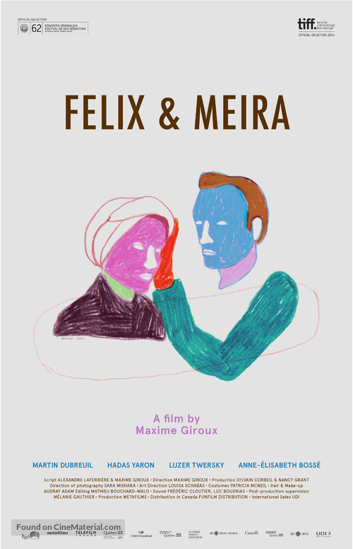 F&eacute;lix et Meira - Canadian Movie Poster
