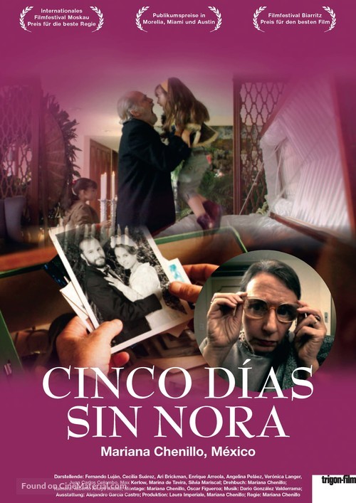 Cinco d&iacute;as sin Nora - Swiss Movie Poster