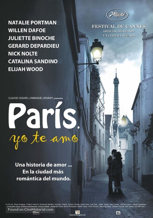 Paris, je t&#039;aime - Peruvian Movie Poster