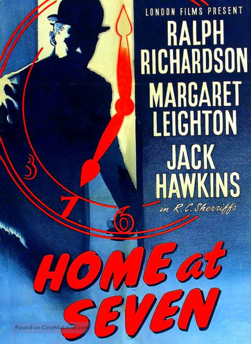 Home at Seven - British Movie Poster