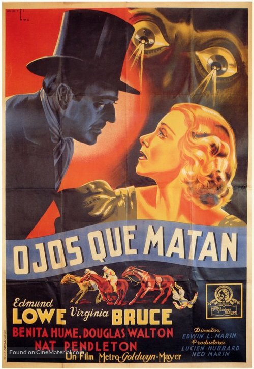 The Garden Murder Case - Spanish Movie Poster