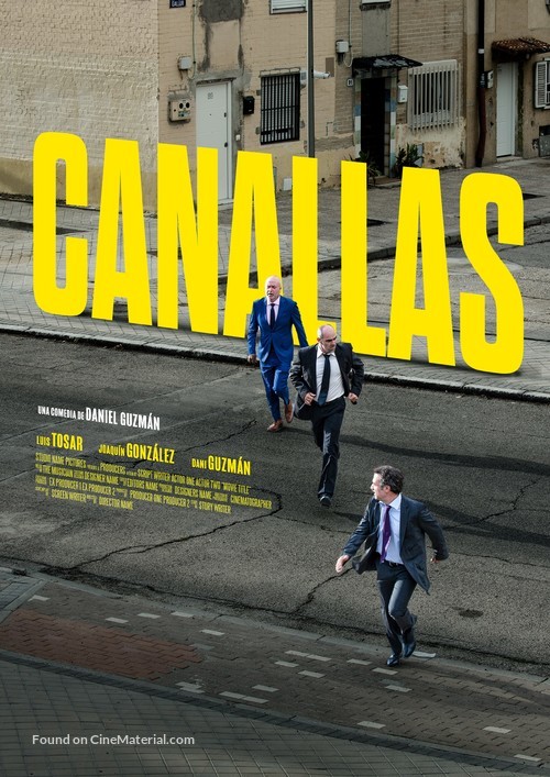 Canallas - Spanish Movie Poster